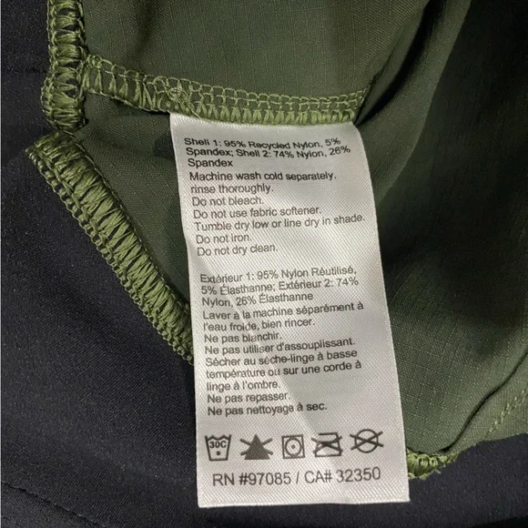 Outdoor Research Zendo Pants Women XL  Green Pull On Hiking Pockets Gorpcore - Picture 5 of 6